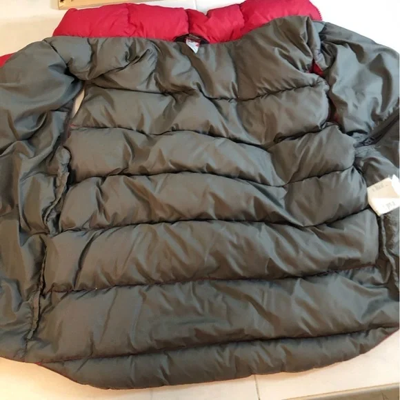 MEC pink puffer down vest.  Zip up. Zipper pockets.  Stuff sac inner pocket. EUC - Picture 2 of 8